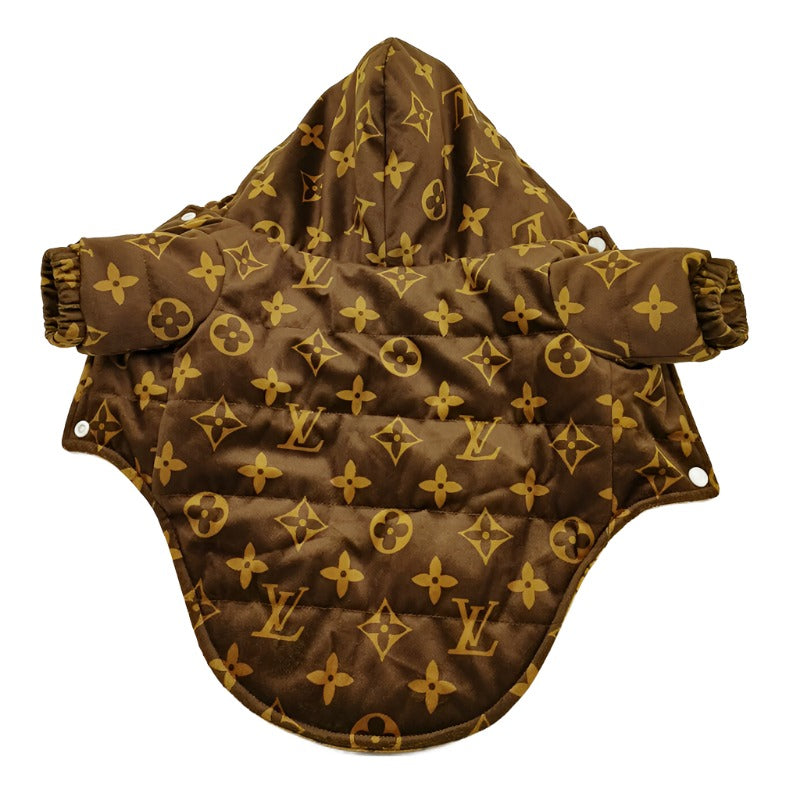 Casaco com Capuz Louis Vuitton Double Face