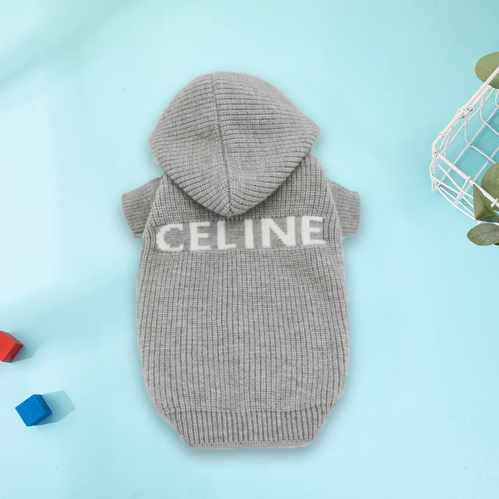 Suéter com Capuz Celine