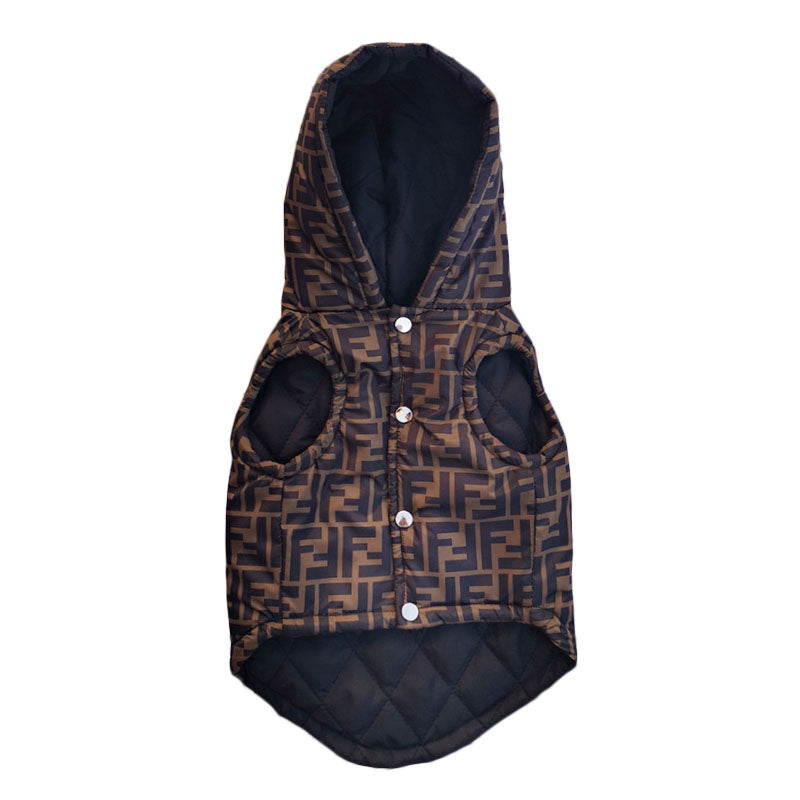 Colete com Capuz Fendi