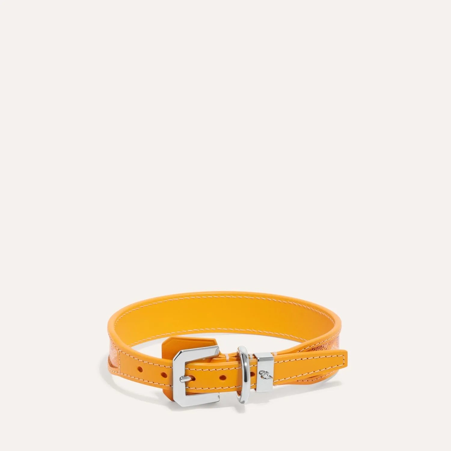 Coleira & Guia Goyard Edmond Amarela