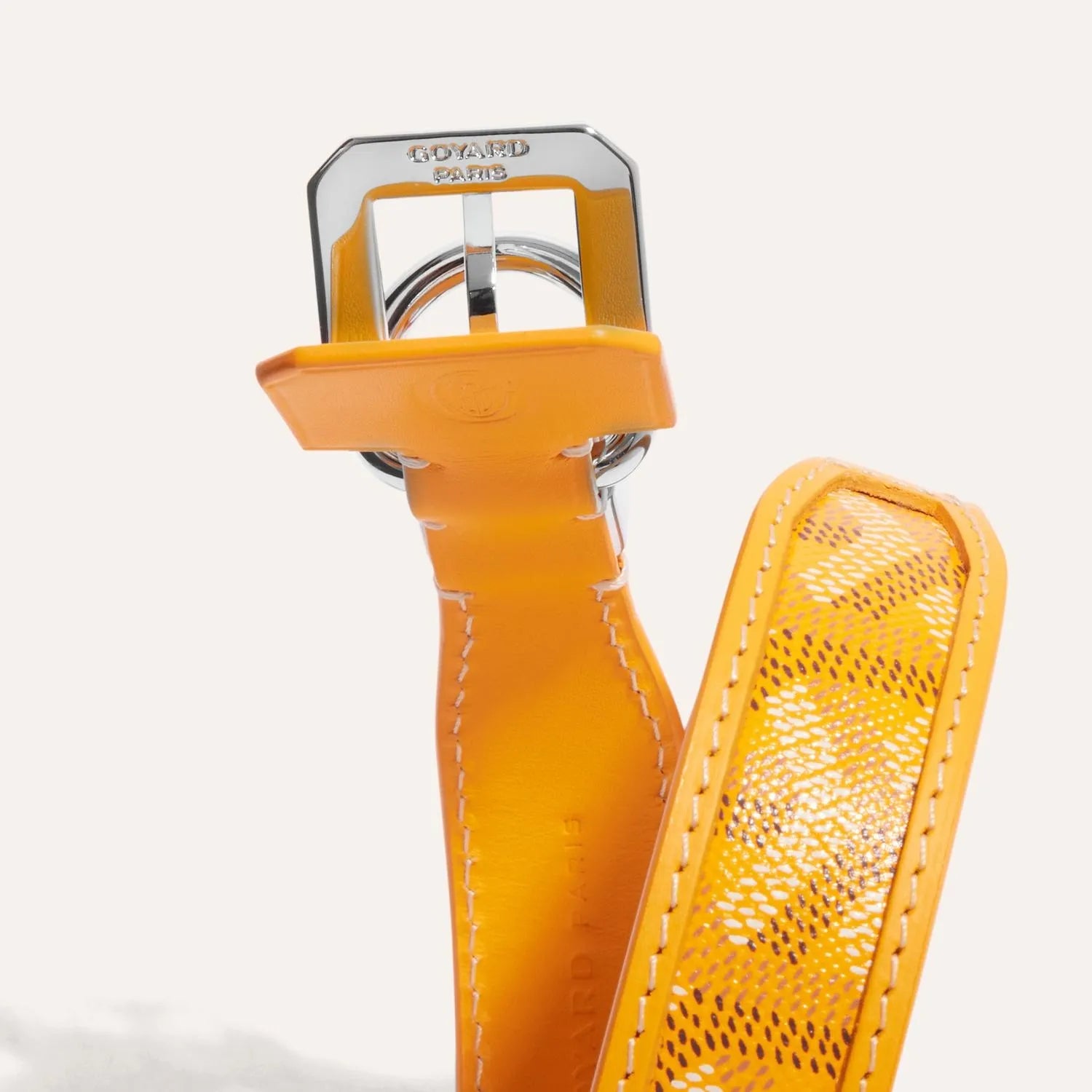 Coleira & Guia Goyard Edmond Amarela