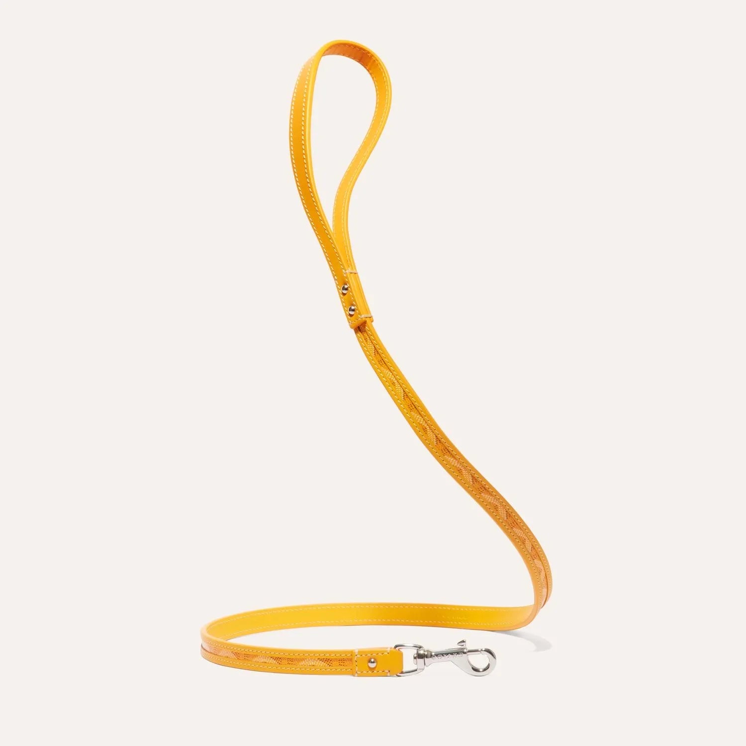 Coleira & Guia Goyard Edmond Amarela