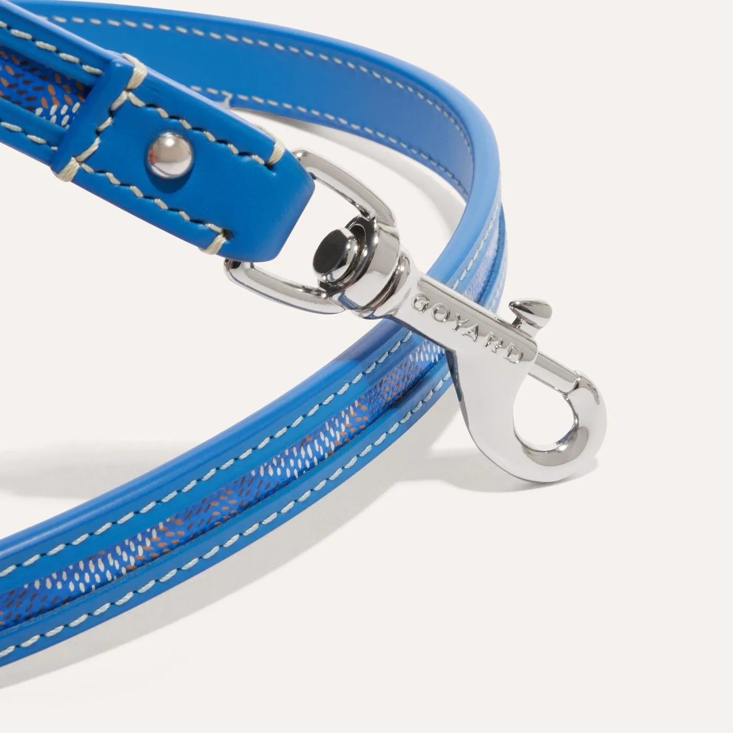 Coleira & Guia Goyard Edmond Azul