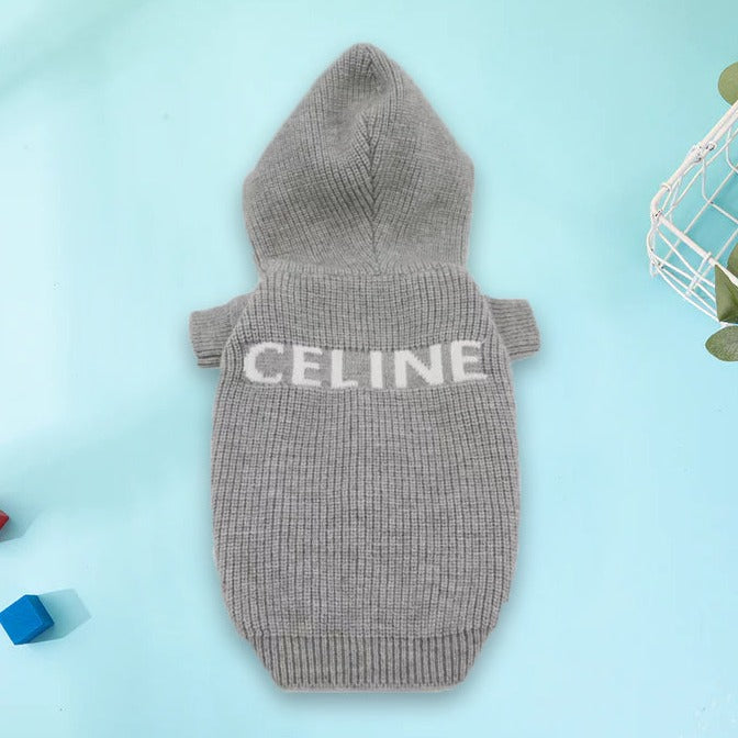 Suéter com Capuz Celine