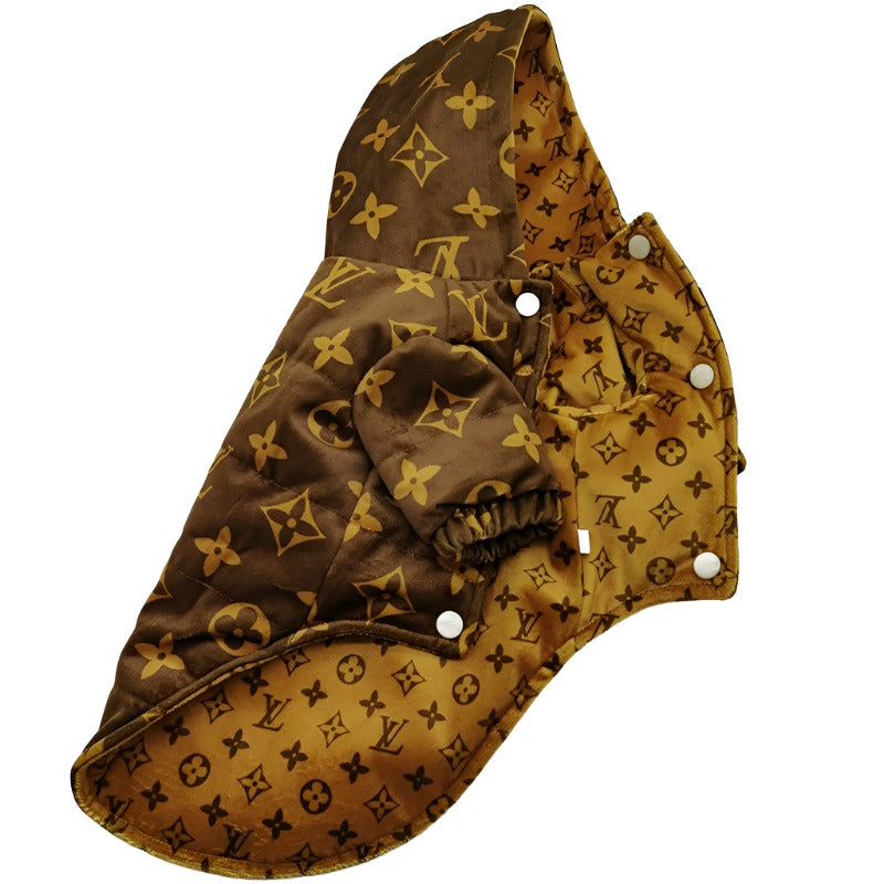 Casaco com Capuz Louis Vuitton Double Face
