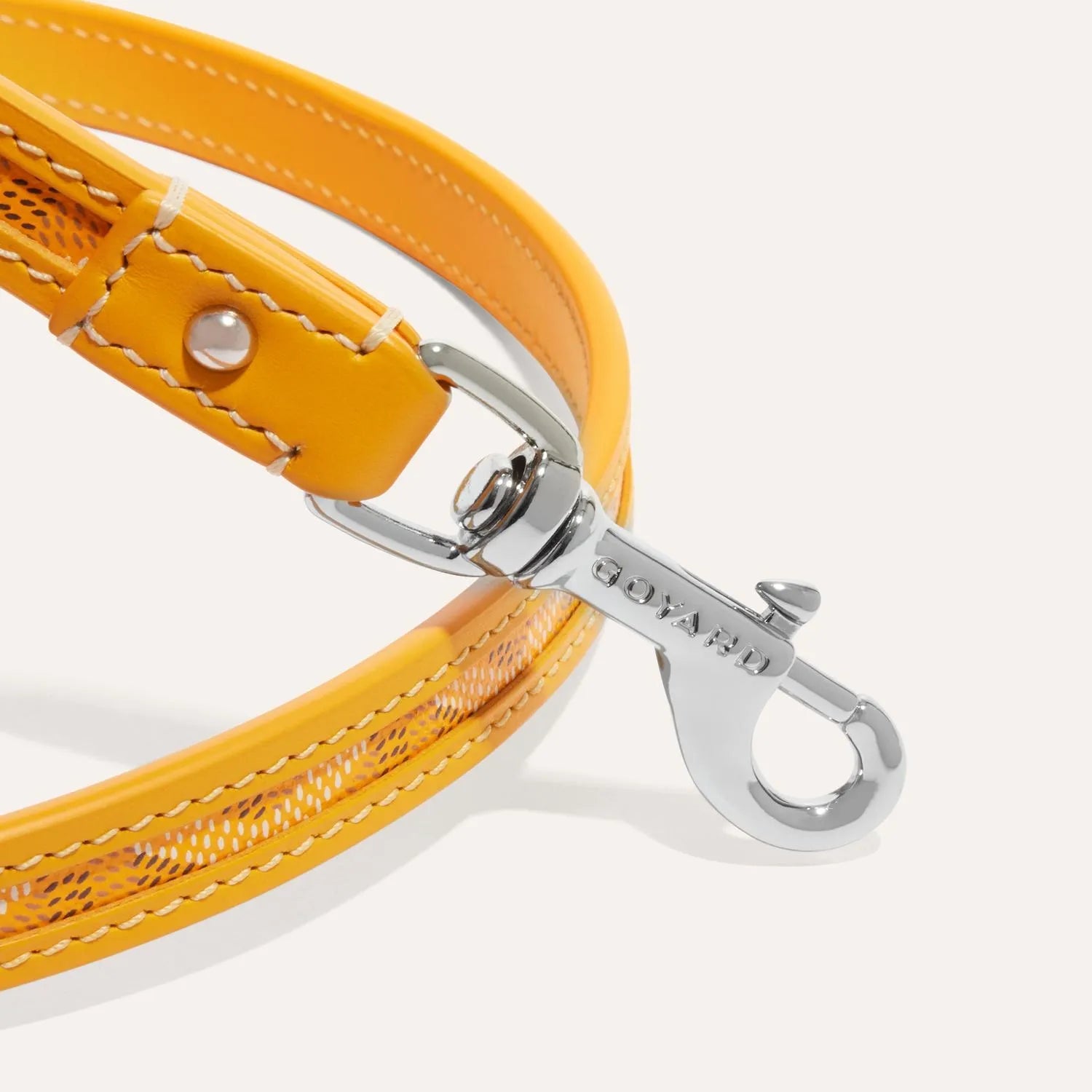 Coleira & Guia Goyard Edmond Amarela